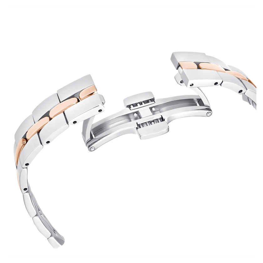 swarovski ساعة cosmopolitan، صناعة سويسرية، سوار معدني، لون أبيض، لمسة نهائية بمعادن مختلطة