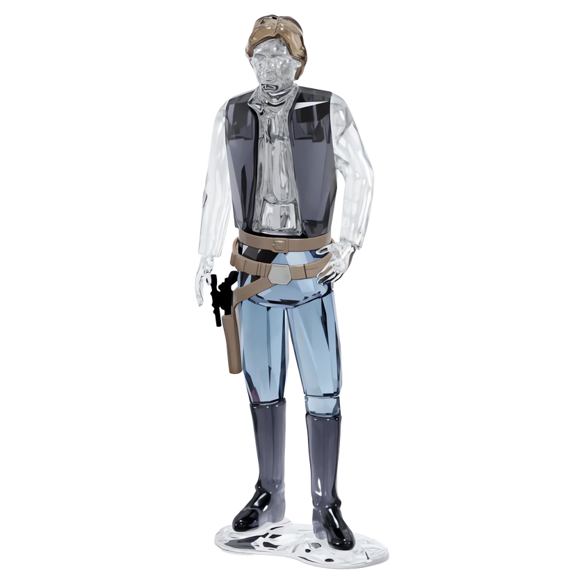 swarovski قطعة زينة على شكل هان سولو star wars