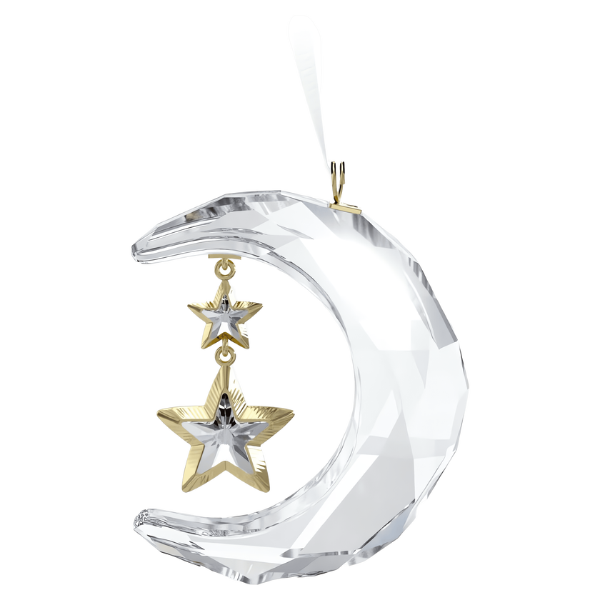 swarovski قطعة زينة holiday magic على شكل هلال