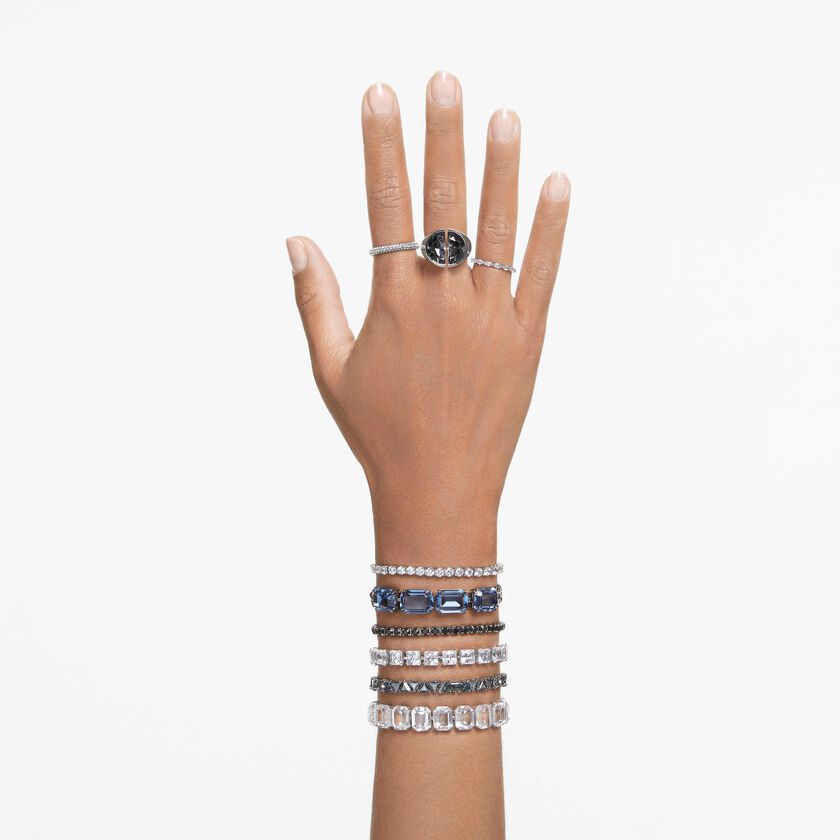 swarovski خاتم matrix vittore، قطع ماركيز،   لون أبيض،  طلاء روديوم