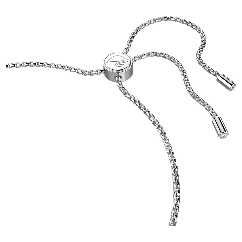 swarovski سوار lovely، على شكل قلب، لون أبيض، طلاء روديوم