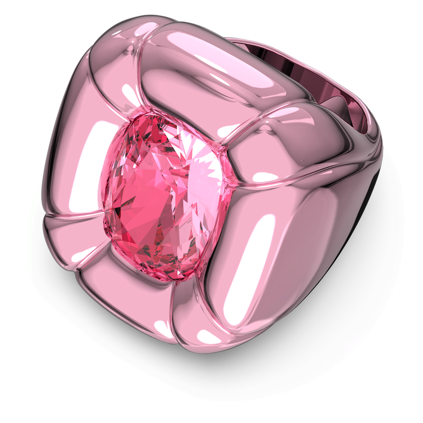 swarovski خاتم dulcis كوكتيل، لون وردي