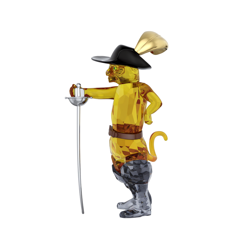 swarovski مجسم شخصية puss in boots، مجموعة shrek