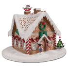 swarovski منزل كريستال كبير مستوحى من كعك الزنجبيل