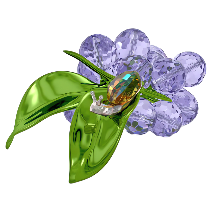 swarovski قطعة زينة على شكل حلزون وتوت أزرق من مجموعة idyllia