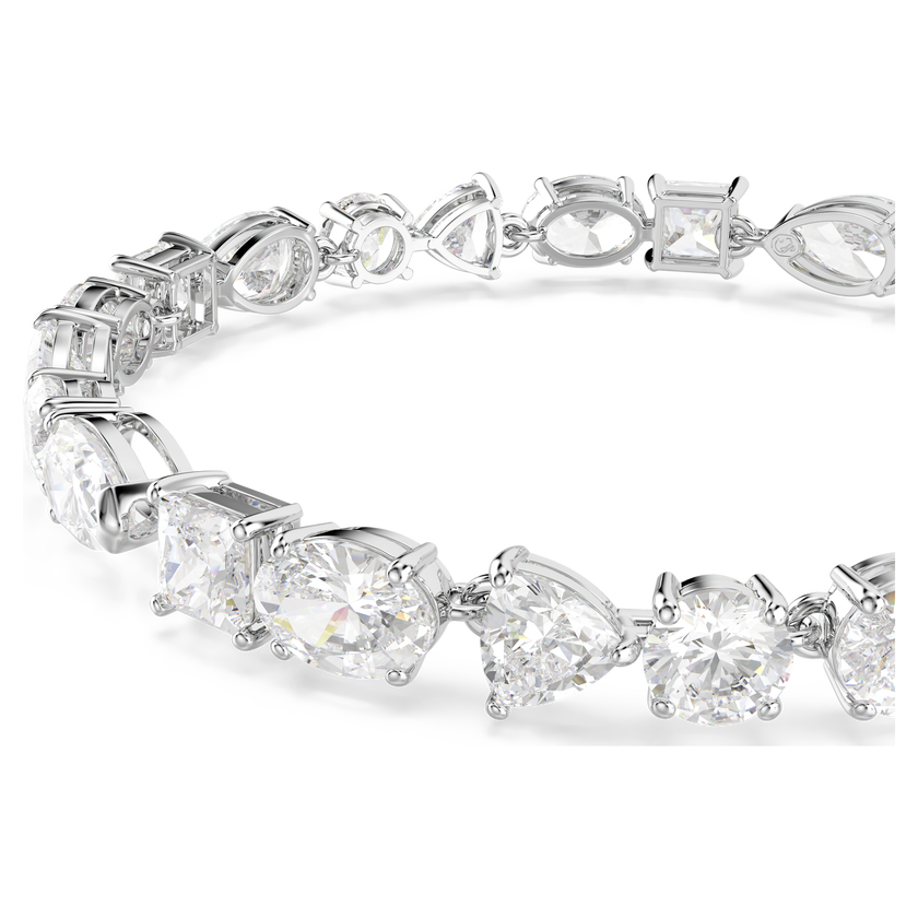 swarovski سوار mesmera، قطع متنوع، لون أبيض، طلاء روديوم