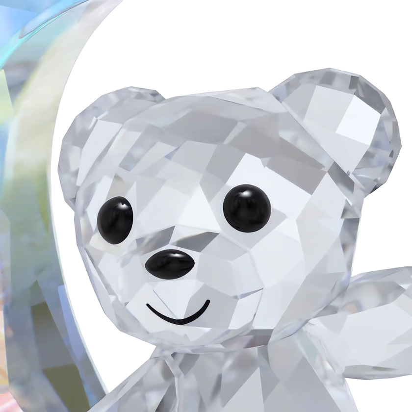 swarovski kris bear، زينة شكل قمر