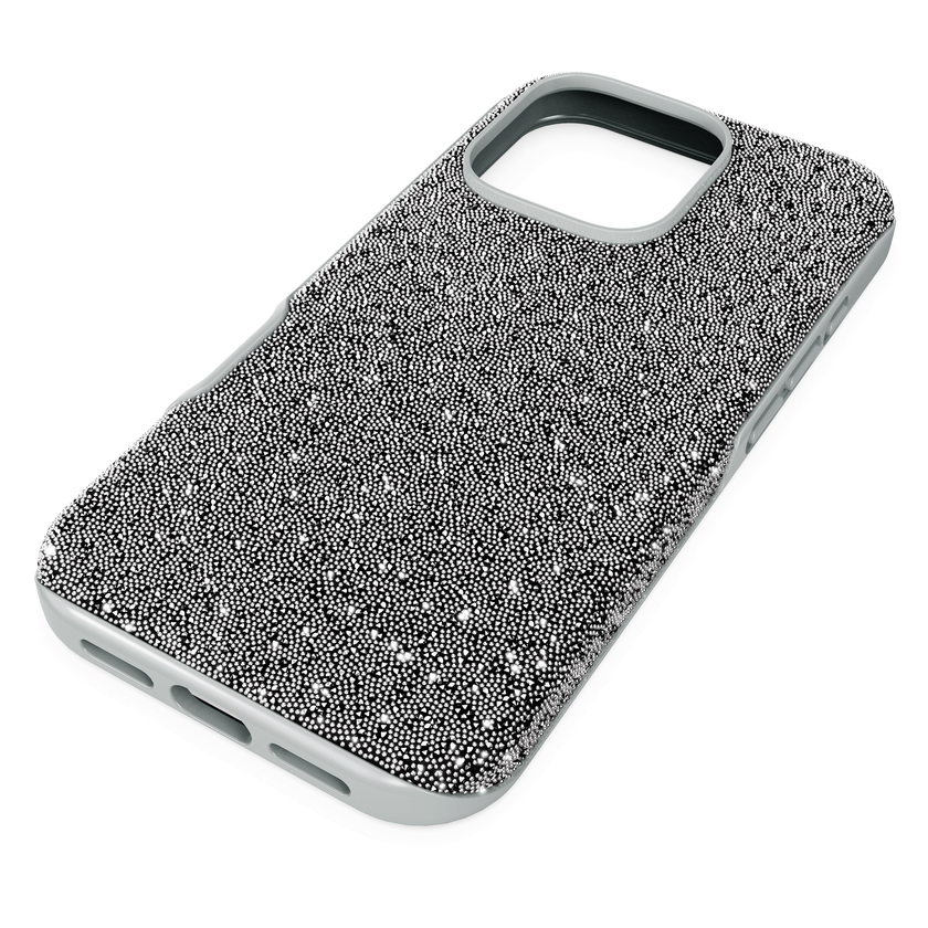 swarovski حافظة هاتف ذكي high، iphone  16 pro، لون فضي