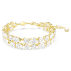 swarovski سوار mesmera، قطع متنوع، لون أبيض، طلاء باللون الذهبي