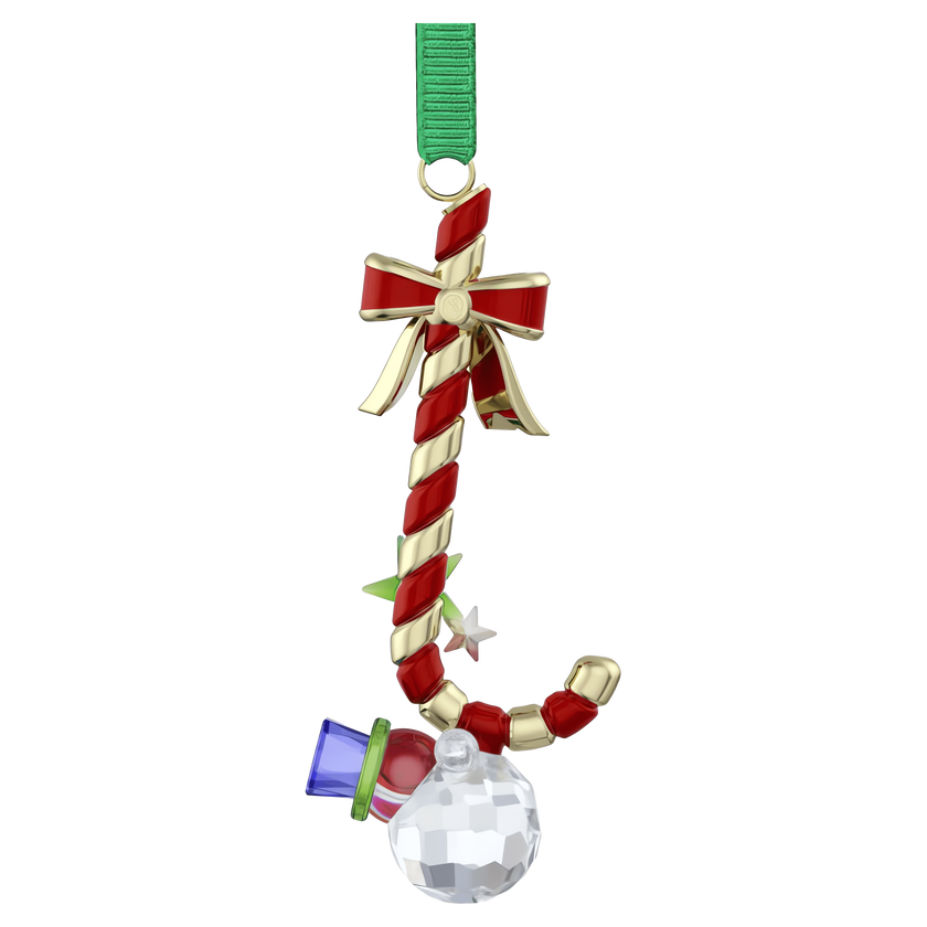 swarovski قطعة زينة holiday cheers على شكل عصا حلوى