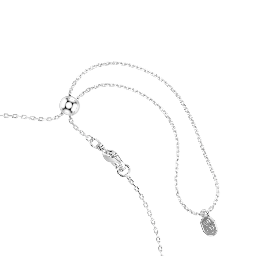 swarovski عقد شوكر mesmera، قطع ماركيز، لون أبيض، طلاء روديوم