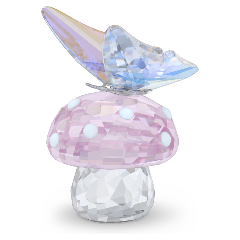ariana grande x swarovski زينة على شكل فطر وفراشة