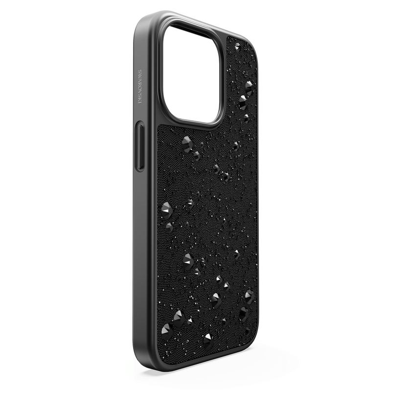 swarovski حافظة high للهاتف الذكي، iphone  15 pro، لون أسود