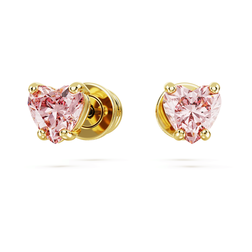 swarovski طقم good luck trolls، قزم، لون وردي، طلاء باللون الذهبي