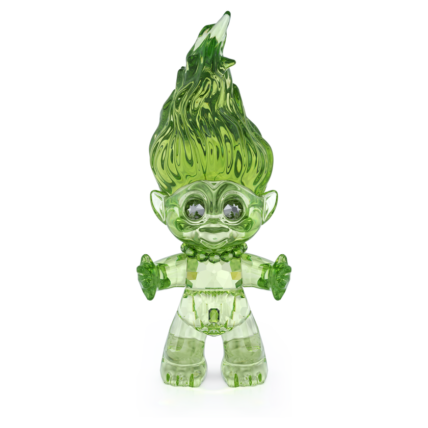 swarovski قزم، مجموعة good luck trolls، لون أخضر
