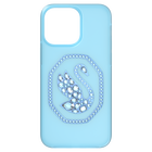 حافظة Signum للهاتف الذكي، على شكل بجعة، iPhone® 14 Pro Max، لون أزرق