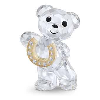 swarovski مجسم lucky horseshoe، مجموعة kris bear