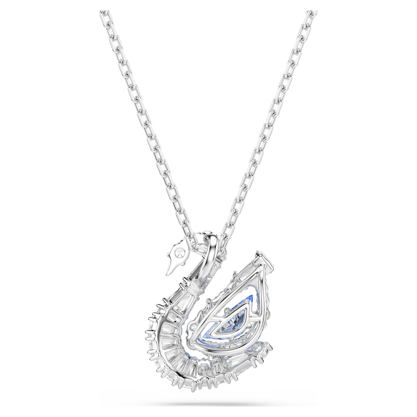 swarovski قلادة swan، قطع متنوع، بجعة، لون أزرق