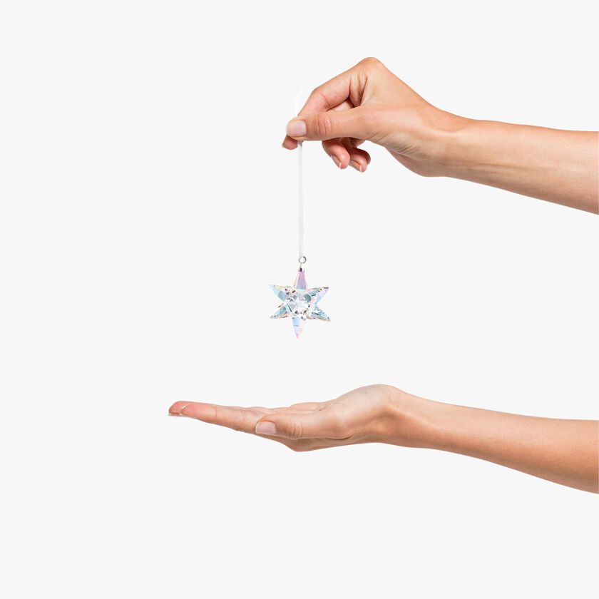 swarovski حلية على شكل نجمة، لامعة، متوسطة