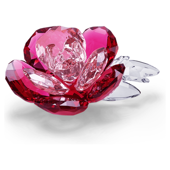swarovski قطعة زينة crystal flowers على شكل زهرة فاوانيا