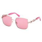 نظارة شمسية Gema، مربعة، لون وردي