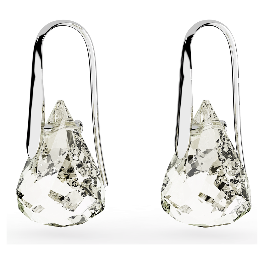swarovski أقراط متدلية lunar، لون رمادي، طلاء روديوم