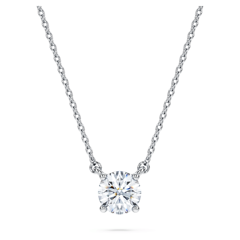 swarovski قلادة eternity، أحجار ألماس مُصنعة في المختبر بإجمالي 0 5 قيراط، ذهب أبيض عيار 18