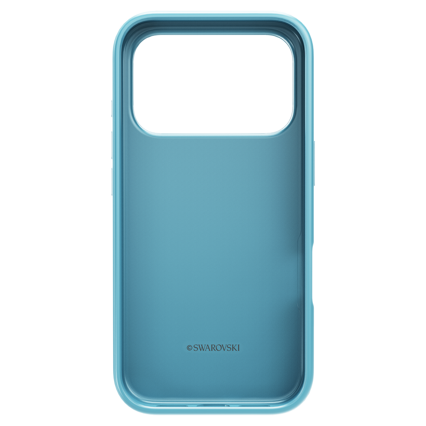 swarovski حافظة high للهاتف الذكي، تأثير كريستالي، iphone  17 pro، لون أزرق
