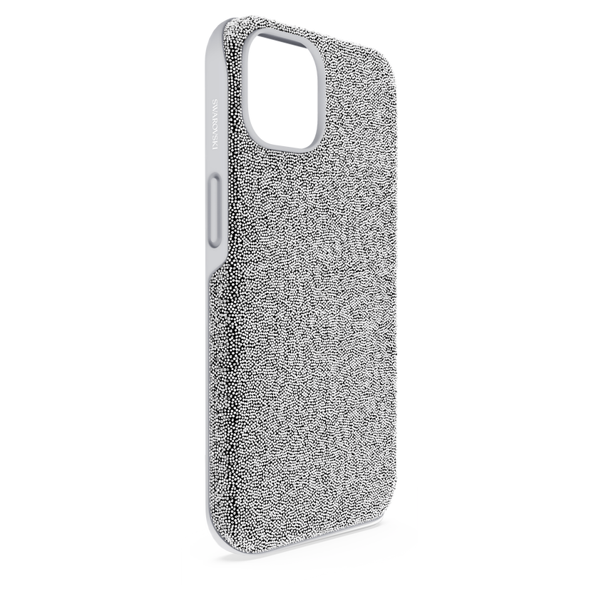 swarovski حافظة high للهاتف الذكي، iphone  14، لون فضي