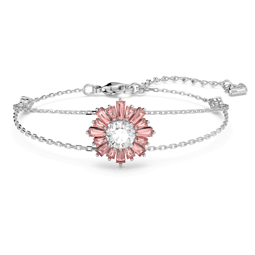 swarovski سوار sunshine ، لون وردي، طلاء روديوم