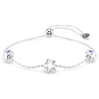 swarovski سوار chroma، نجمة، لون أبيض، طلاء روديوم