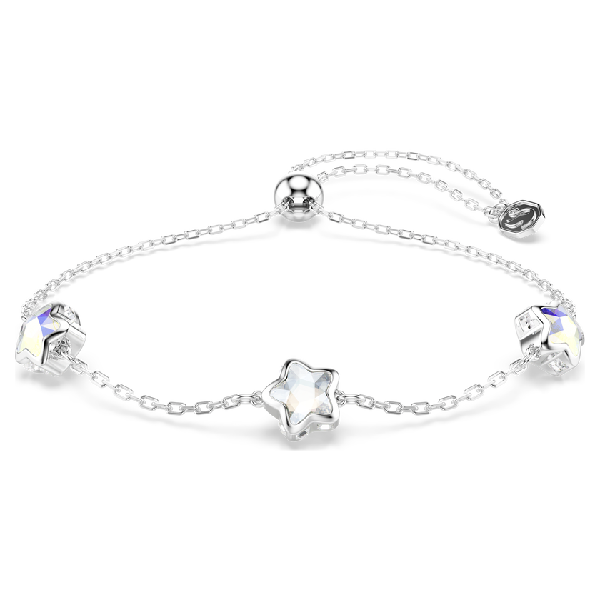 swarovski سوار chroma، نجمة، لون أبيض، طلاء روديوم