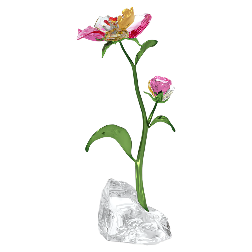 swarovski قطعة زينة على شكل زهرة idyllia، حجم كبير