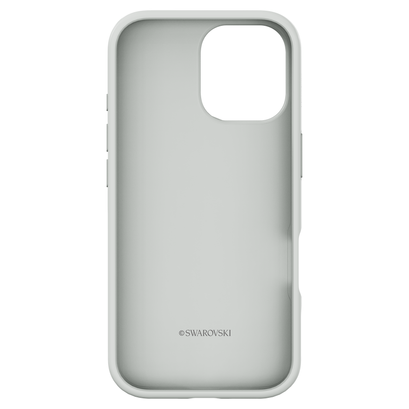 swarovski حافظة high للهاتف الذكي، iphone  17، لون فضي
