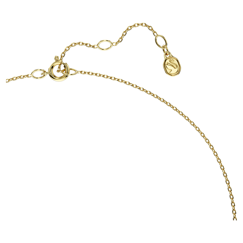swarovski eternity pendant  lab grown diamonds 0 35 ct tw  mixed shapes  18k yellow gold