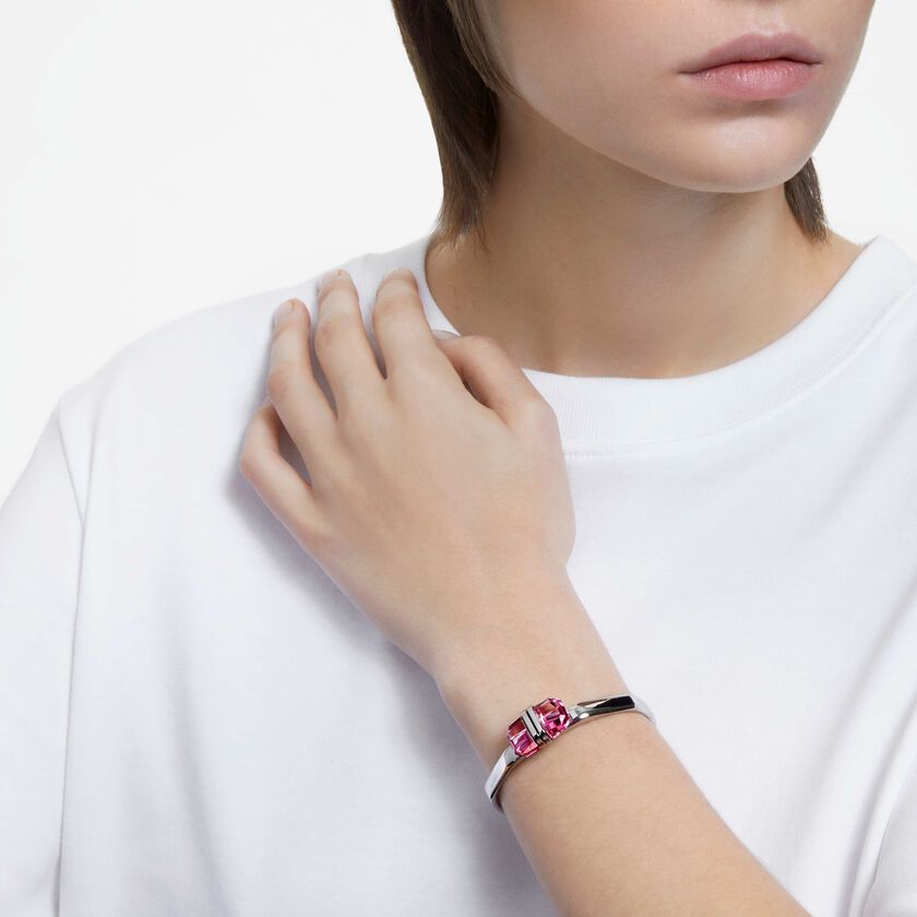 swarovski سوار lucent، بمغناطيس، لون وردي، ستانلس ستيل