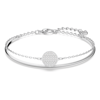 swarovski سوار sublima، لون أبيض، طلاء روديوم