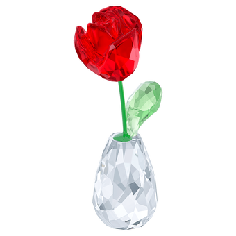 swarovski قطعة زينة flower dreams على شكل وردة