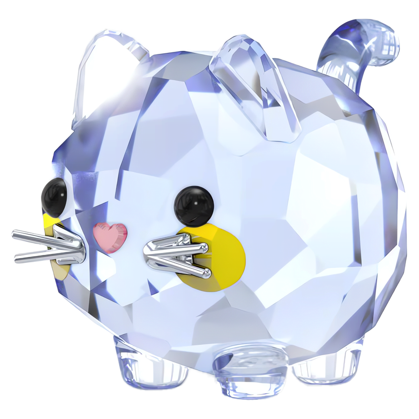 swarovski قط أزرق chubby cats