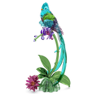 swarovski قطعة زينة idyllia على شكل طائر قتزال وزهرة أوركيد