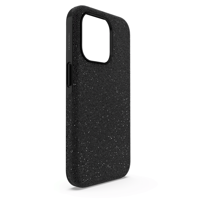 swarovski حافظة high للهاتف الذكي، iphone  15 pro، لون أسود