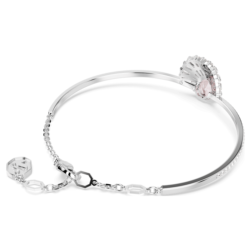 swarovski سوار idyllia، على شكل صدفة، لون وردي، طلاء روديوم