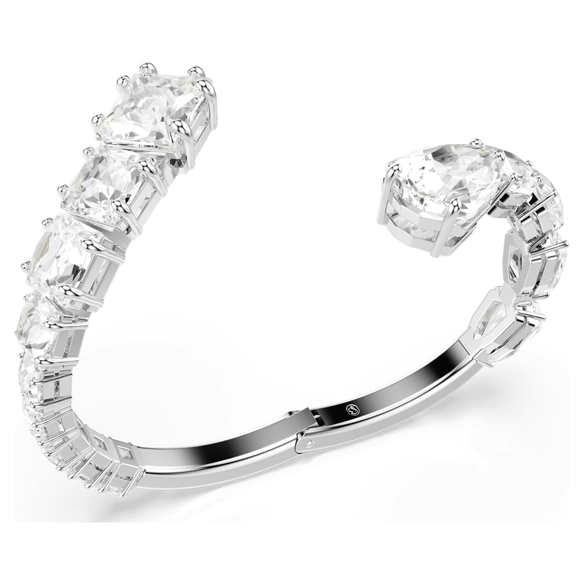 swarovski سوار matrix، قطع متنوع، لون أبيض، طلاء روديوم