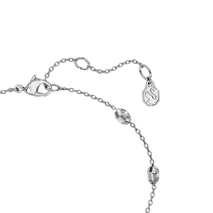 swarovski octagon bracelet  lab grown diamonds 0 8 ct tw  round shape  sterling silver