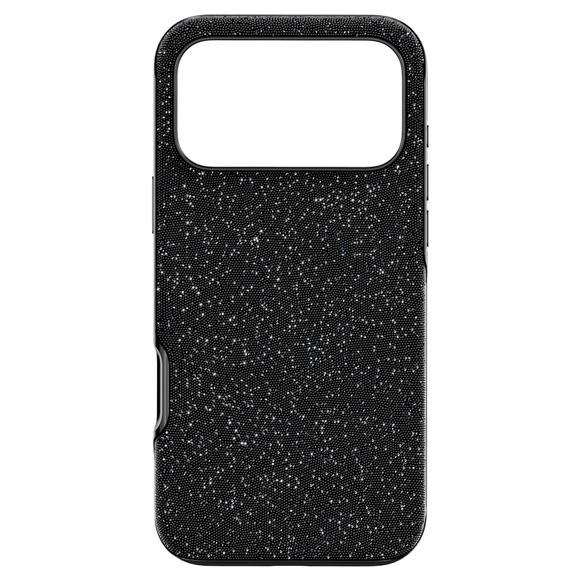 swarovski حافظة high للهاتف الذكي، iphone  17 pro max، لون أسود