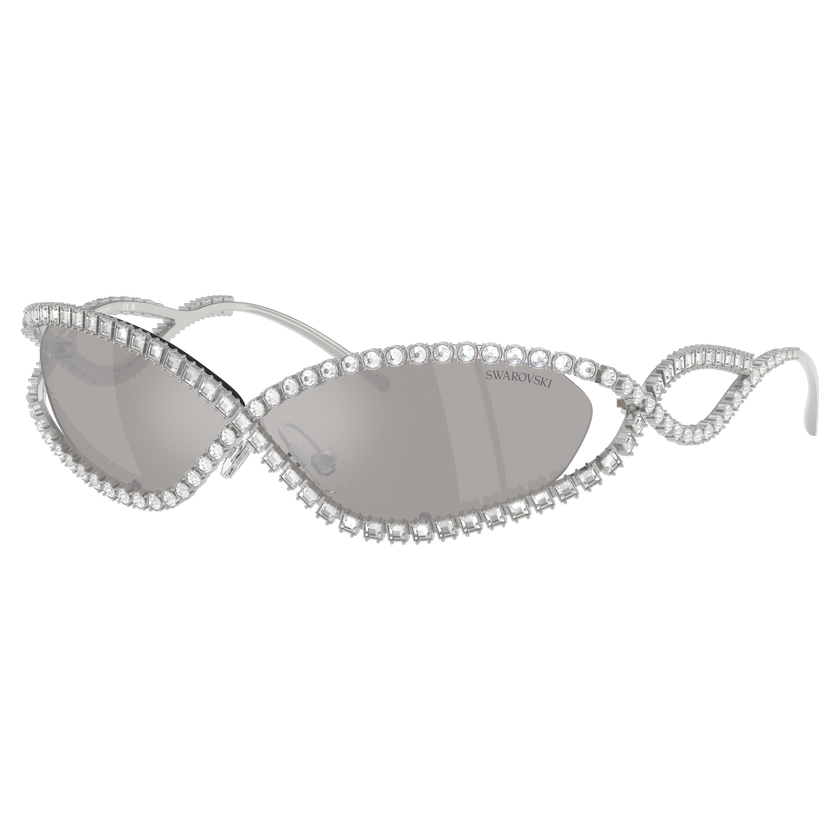 swarovski نظارة شمسية، sk7024، لون فضي