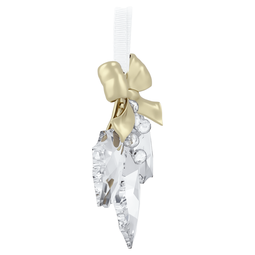 swarovski قطعة زينة holiday magic على شكل أوراق نبات البهشية