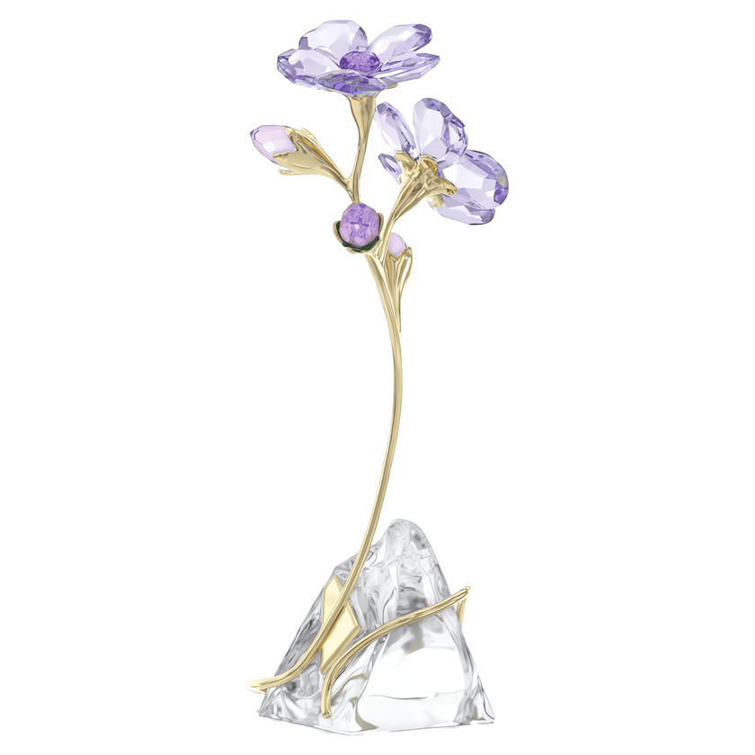 swarovski قطعة زينة على شكل زهرة rozanne من مجموعة florere
