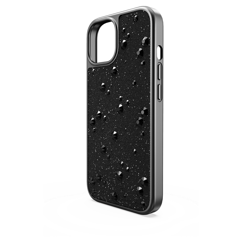 swarovski حافظة high للهاتف الذكي، iphone  15، لون أسود