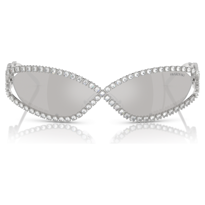 swarovski نظارة شمسية، sk7024، لون فضي